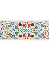 Design Imports Easter Folk Garden Embellished Table Runner