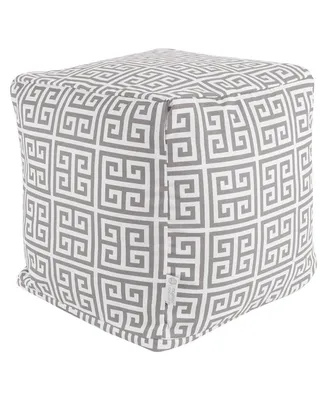 Majestic Home Goods Towers Ottoman Pouf Cube 17" x