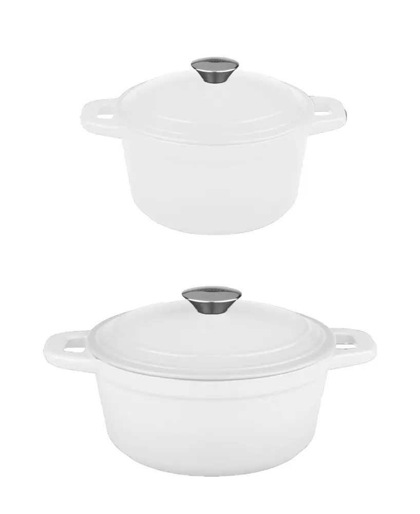 Berghoff Neo 4pc Cast Iron Set: 3qt. Covered Dutch Oven & 7qt