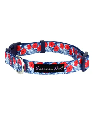 Parisian Pet Hibiscus Dog Collar