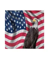 Ambesonne Eagle Set of 4 Napkins, 12" x 12"