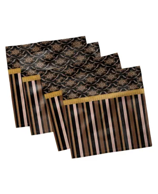 Ambesonne Victorian Style Set of 4 Napkins, 18" x 18"