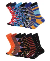 Mio Marino Men's Retro Collection Dress Socks Pack of 6