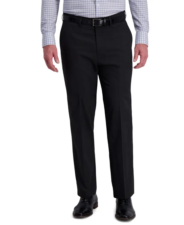 J.M. Haggar Men's 4-Way Stretch Diamond Weave Classic Fit Suit