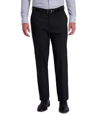 J.m. Haggar Men's Classic-Fit 4-Way Stretch Diamond-Weave Performance Dress Pants