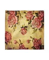 Ambesonne Rose Set of 4 Napkins, 18" x 18"