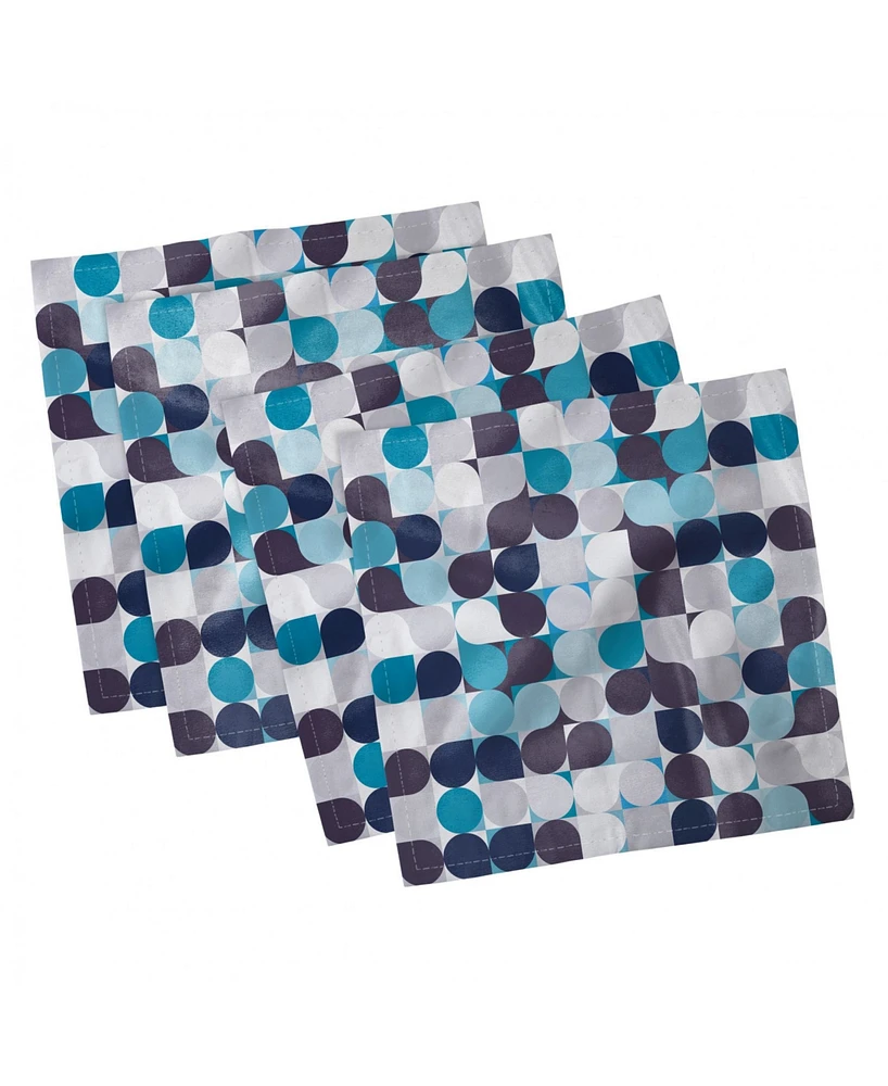 Ambesonne Abstract Set of 4 Napkins