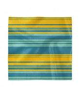 Ambesonne Contrast Lines Set of 4 Napkins, 18" x 18"