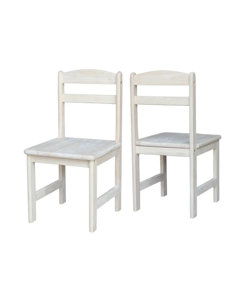 International Concepts Juvenile Chairs, Set of 2