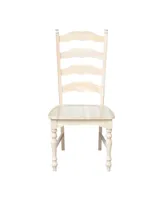 International Concepts Maine Ladderback Chairs, Set of 2