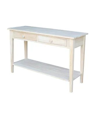 International Concepts Spencer Console Server Table