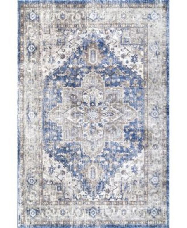 Nuloom Amber Jaclyn Medallion Vintage Inspired Area Rug