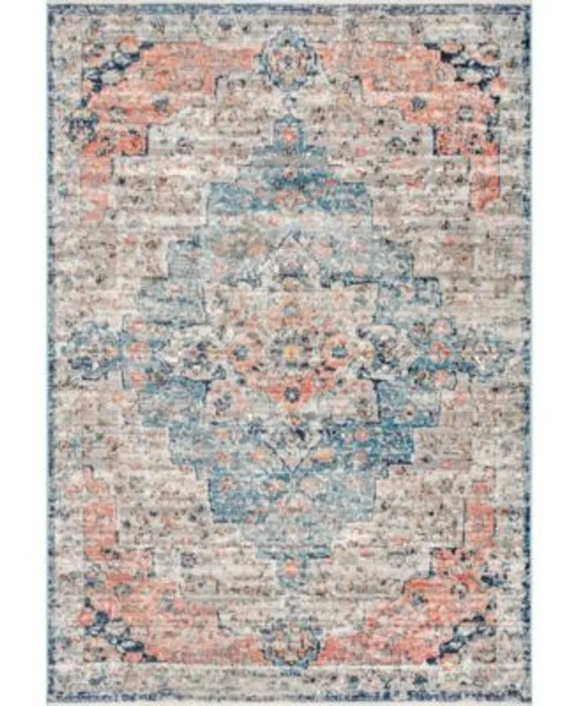 Nuloom Delicate Celeste Persian Vintage Inspired Multi Area Rug