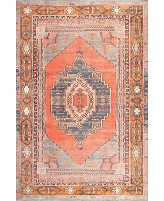 nuLoom Collina Tena Tribal Orange 7'10" x 10' Area Rug