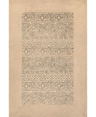 nuLoom Tranquility Transitional Eabha Neutral 5' x 8' Area Rug