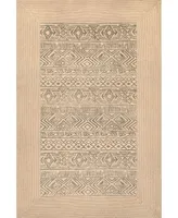 nuLoom Tranquility Transitional Eabha Neutral 5' x 8' Area Rug