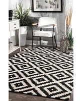 nuLoom Harmony Contemporary Kellee 5' x 8' Area Rug