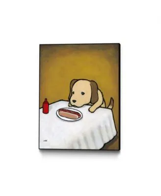 Eyes On Walls Luke Chueh Revenge Is A Dish Dog Art Block Framed