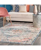 Nuloom Delicate Celeste Persian Vintage Inspired Multi Area Rug