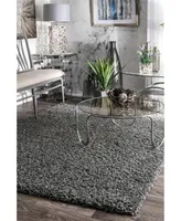 nuLoom Easy Shag Contemporary Marleen Solid 5'3" x 7'6" Area Rug