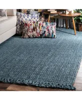 nuLoom Natura Collection Chunky Loop 6' x 9' Area Rug