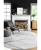 nuLoom Smoky Contemporary Thigpen 7'6" x 9'6" Area Rug