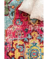 nuLoom Casablanca Vintage-Inspired Corbett Boho Multi 3' x 5' Area Rug