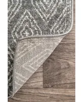 nuLoom Bodrum Sarina Diamonds 4' x 6' Area Rug