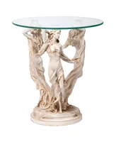 Design Toscano the Muses Glass-Topped Sculptural Table - Off