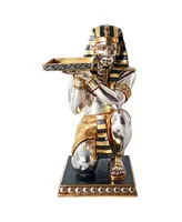 Design Toscano Egyptian Pharaoh's Kneeling Servant Egyptian Side Table Statue