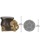 Design Toscano the Sultans Elephant Sculptural Side Table