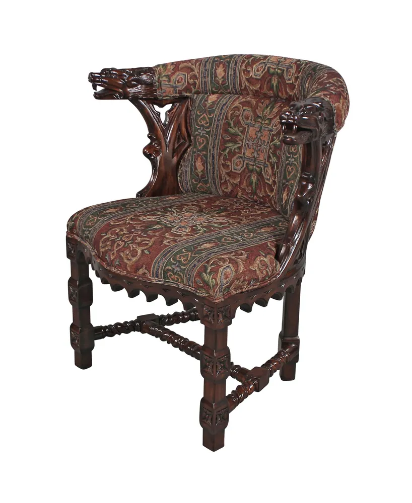 Design Toscano Kingsman Manor Dragon Chair