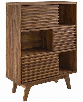 Modway Render 3-Tier Display Storage Cabinet Stand