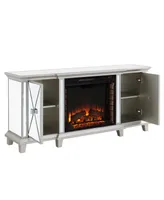 Southern Enterprises Lita Mirrored Electric Fireplace