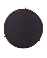 Southern Enterprises Kanabi Round Farmhouse Style End Table