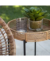 Southern Enterprises Marley Indoor or Outdoor 3 Piece Bistro Set