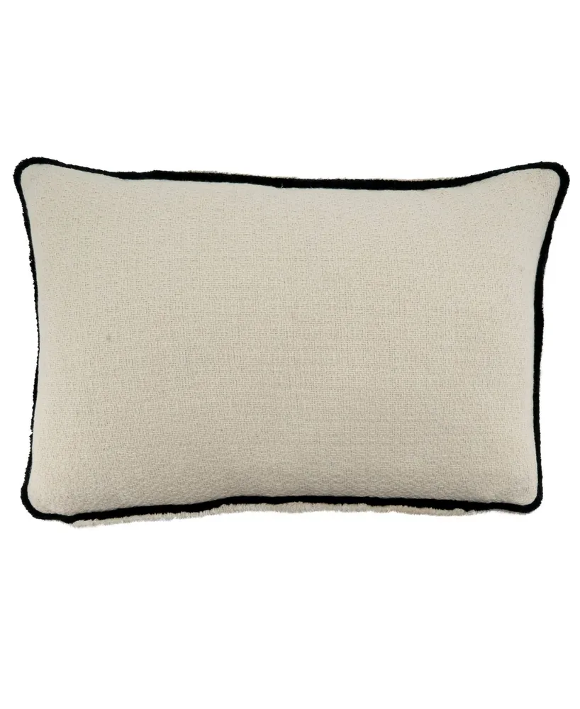 Saro Lifestyle Reversible Decorative Pillow, 12" X 20"