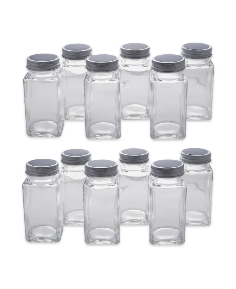 Design Imports 12 Pieces Spice Jar Set with Chalkboard Labels