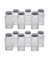 Design Imports 12 Pieces Spice Jar Set with Chalkboard Labels