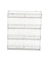 Design Imports 4 Row Chicken Wire Spice Rack