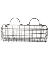 Design Imports Wire Wall Basket Set 2 Medium
