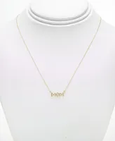 Diamond Mom 18" Pendant Necklace (1/10 ct. t.w.) in 10k Gold