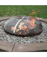 Rust-Resistant Stainless Steel Fire Pit Spark Screen Cover