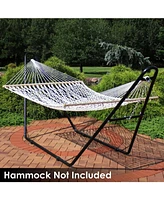 Sunnydaze Decor Universal 2-Person Hammock Stand Only - 550-Pound Capacity Heavy-Duty for Outside Fits 9 to 14 Foot Hammocks