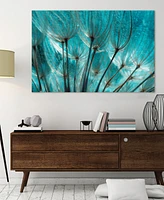 Empire Art Direct Dandelion Frameless Free Floating Tempered Art Glass Wall Art by Ead Art Coop, 32" x 48" x 0.2"