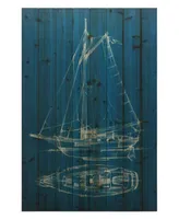 Empire Art Direct Sailing 2 Arte de Legno Digital Print on Solid Wood Wall Art, 45" x 30" x 1.5"