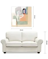 Empire Art Direct Multiform I Frameless Free Floating Tempered Art Glass Abstract Wall Art by Ead Art Coop, 38" x 38" x 0.2"