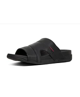 FitFlop Men's Freeway Pool Slide Leather