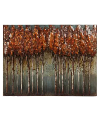Empire Art Direct Sunset Ground Mixed Media Iron Hand Painted Dimensional Wall Art, 30" x 40" x 2"