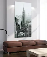 Empire Art Direct Empire Frameless Free Floating Tempered Art Glass Wall Art by Ead Art Coop, 72" x 36" x 0.2"
